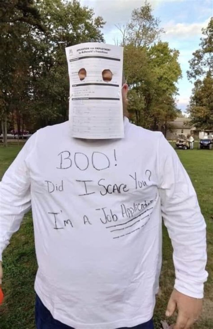 Boo Did I Scare You Job Application