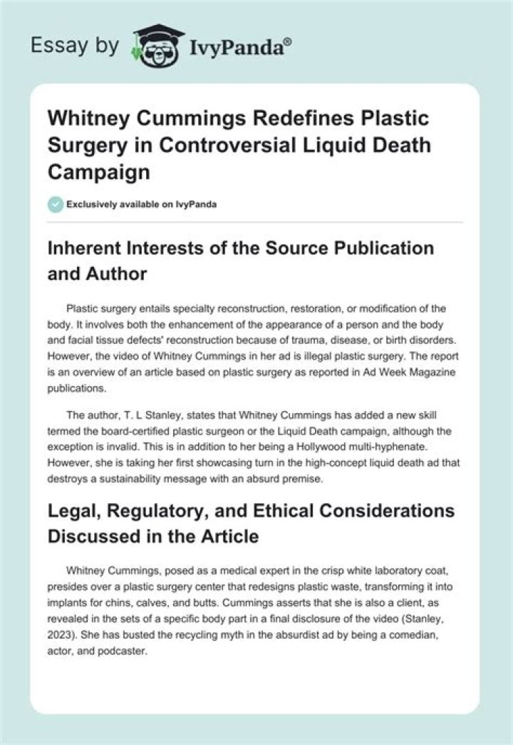 Curated Guide To Whitney Cummings Plastic Surgery: Insights For Informed Decisions