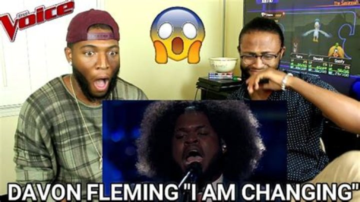 Davon Fleming on The Voice