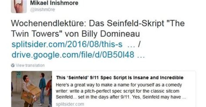 Family Guy Hires Billy Domineau, the Writer Behind the 9/11 Seinfeld Spec Script