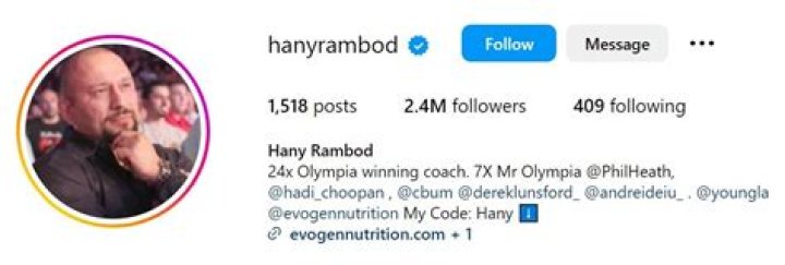 Hany Rambod- Wiki, Age, Height, Net Worth, Wife, Ethnicity |