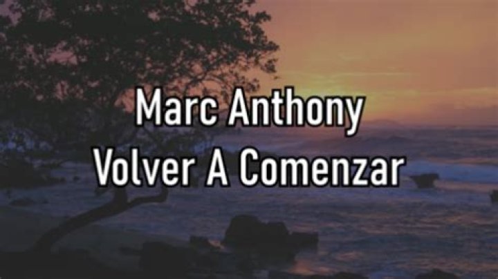 Marc Anthony Volver a Comenzar Lyrics English Translation ·