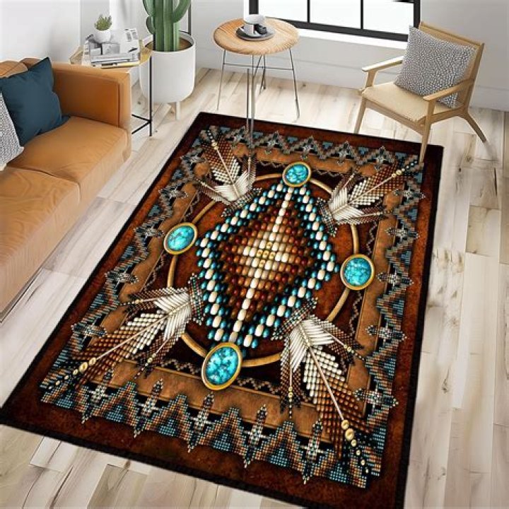 native american throw rug