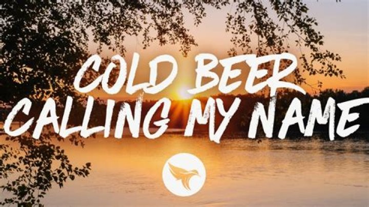 Sitting right here drinking this cold beer lyrics
