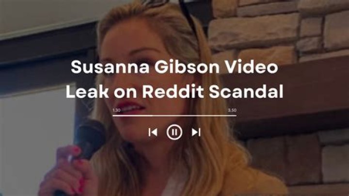 The Susanna Gibson Recurbate Leaked Video on Twitter, Reddit, TikTok