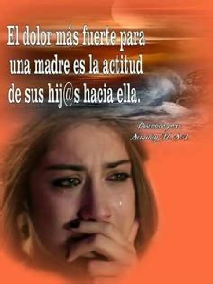 Triste Reflexiones Para Hijos Que No Valoran A Su Madre