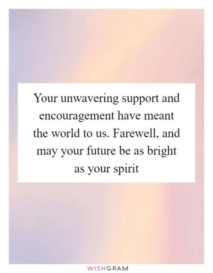 Unwavering Support And Inspiring Values